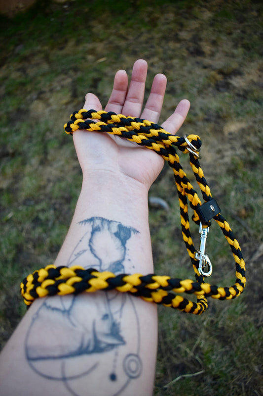 Small braid Dog loop leash - custom colors