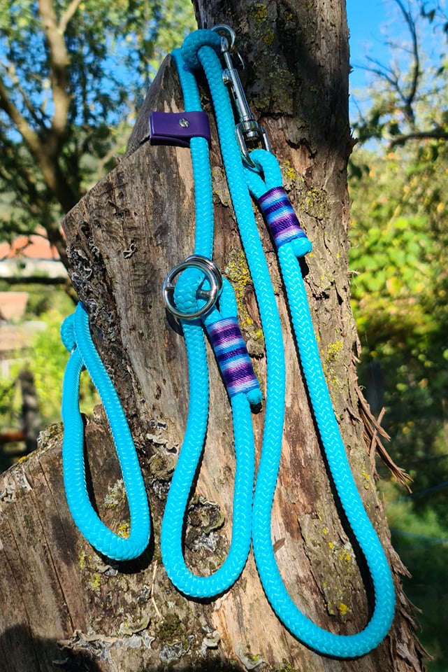 Ocean Blue Dog Loop Leash