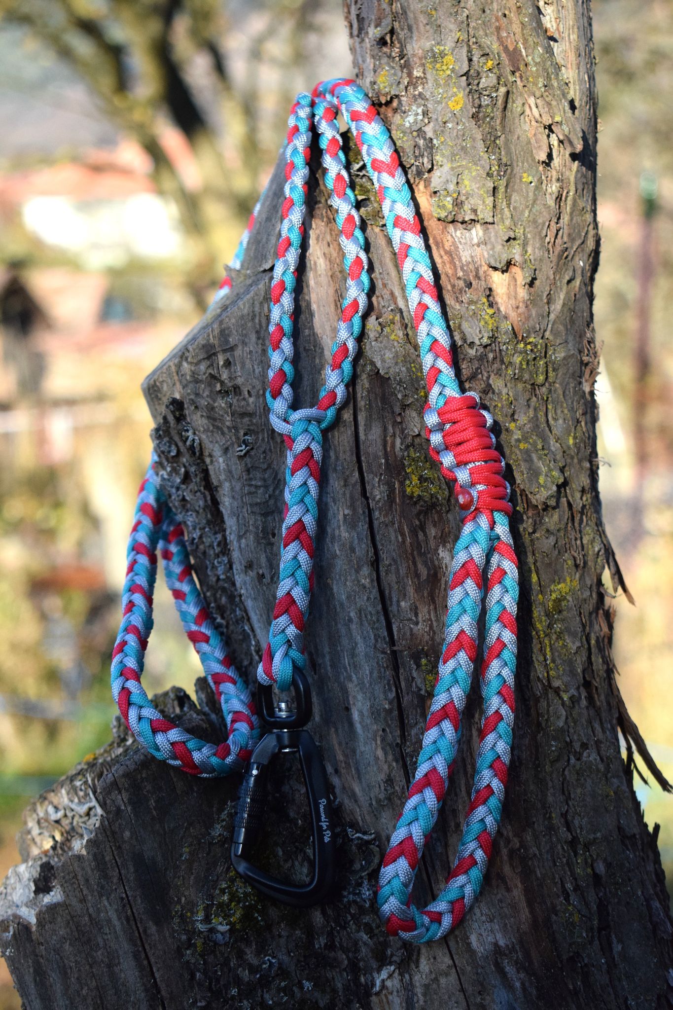 Thick Herringbone Braid // Custom Made Square Braid Leash Durable Paracord  Dog Lead for Large Dogs, Multiple Leash Styles 