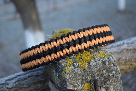 Double Solomon braid Dog collar