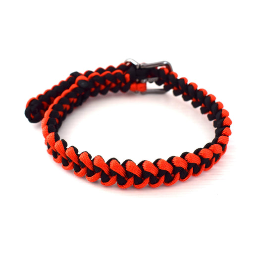 Red camo Dog set: collar and leash