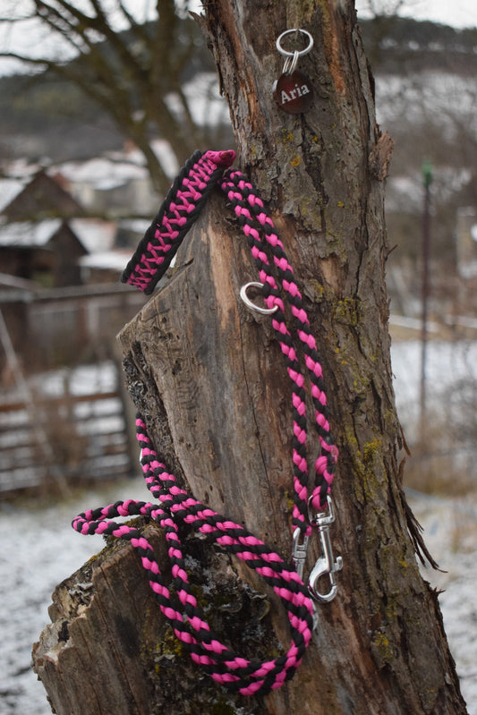 Hands Free Diamond Dog Leash - custom colors