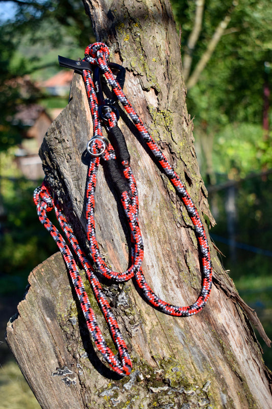 Red camo Dog Loop Leash