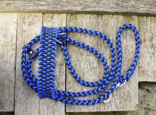 Manta M Dog set: collar and leash