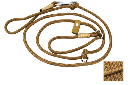 Gold Brown Dog Loop Leash